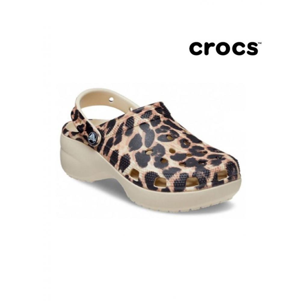 CrocS Women S claSSic Platform Animal Mix clogS Leopard 207844 2y4