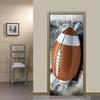 Spray Pattern DIY Door Wall Stickers Home Decor Living Room Children Room Porch Removable Waterproof Self-adhesive Wall Paster