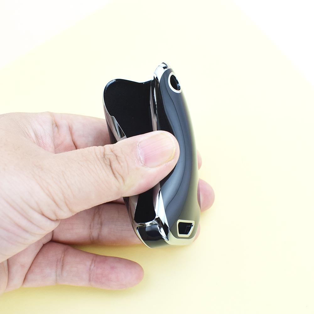 3 Bottons Silver Edge TPU Shell Car Key Fob Case Cover for KIA Cerato Forte SELTOS Sportage R Stinger GT Sorento Ceed CD 2019 Accessories