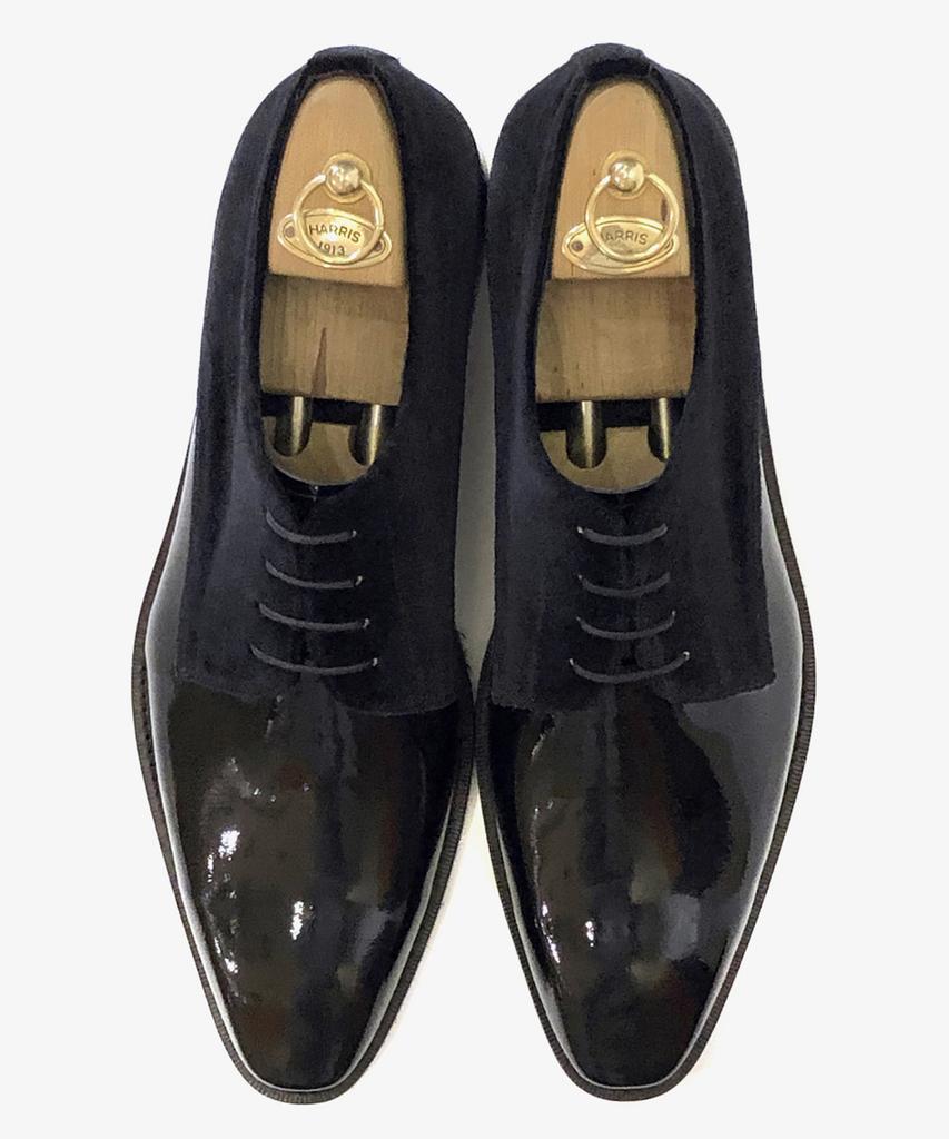 Joenshoe Mild Half Velvet Oxford Crink Black