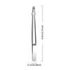 Tweezers for Eyebrows Stainless Steel Eyebrow Removal Clippers Precision Facial Hair Tweezers for Home Travel Vacation College