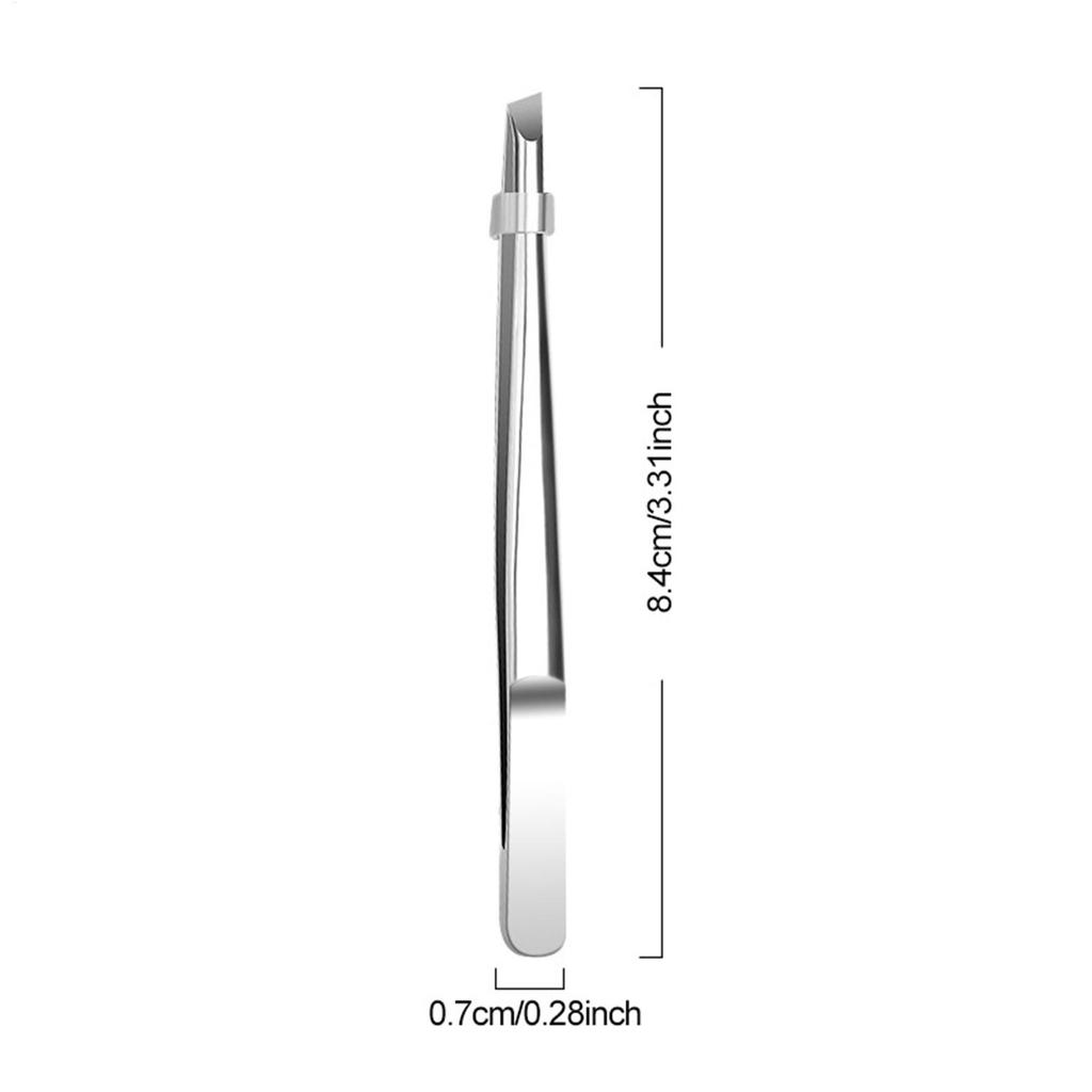 Tweezers for Eyebrows Stainless Steel Eyebrow Removal Clippers Precision Facial Hair Tweezers for Home Travel Vacation College