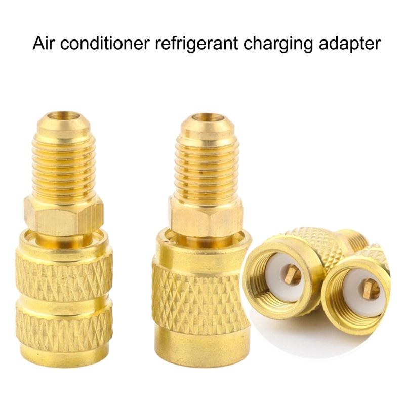 Sturdy Brasses Refrigerants Adapters for Secure Conversion Between R22 and R410 in Cooling Systems