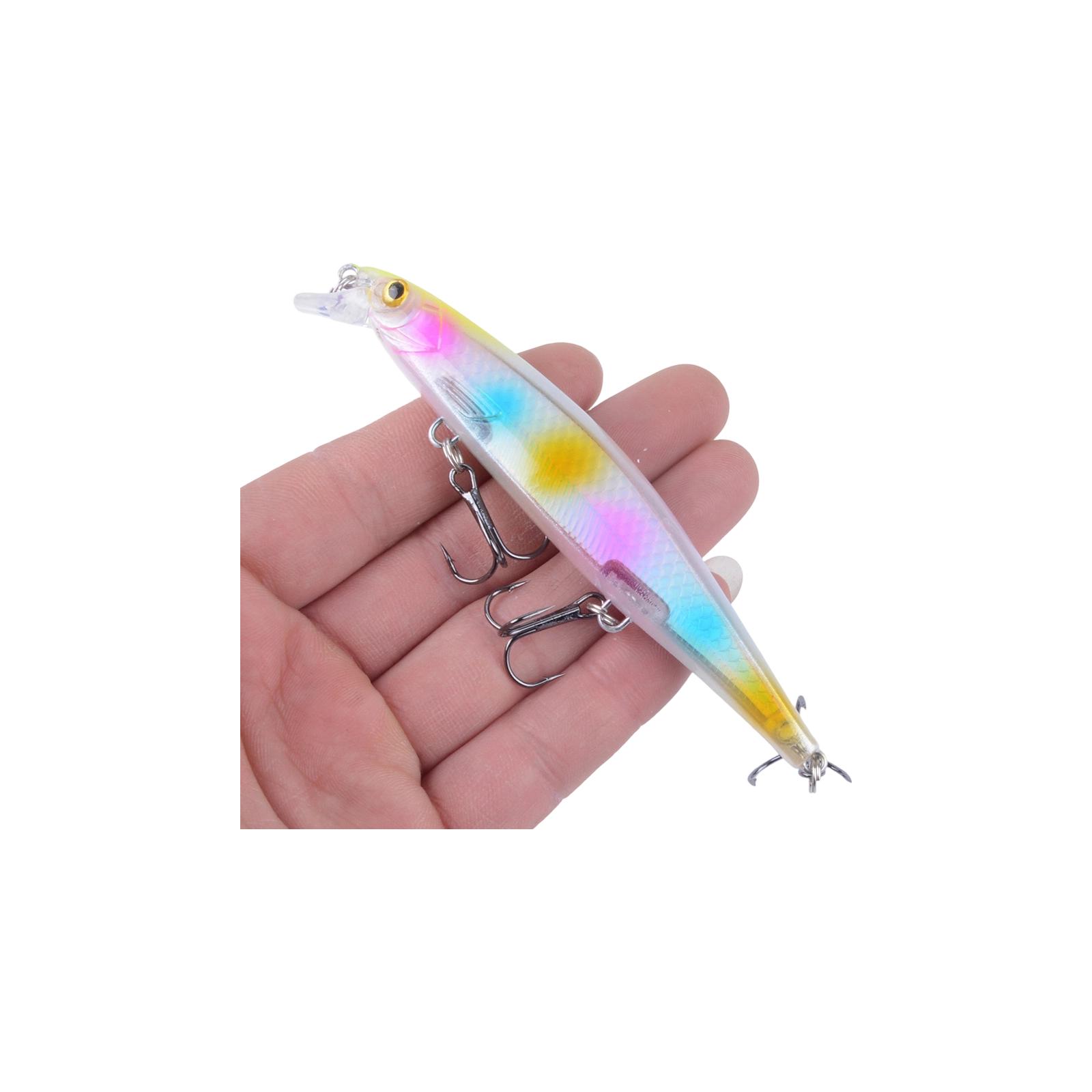 

Fishing Lure Hard Bait 13g Long Casting Minnow Artificial Bionic Lure for Sea Fishing with Treble Hooks Durable Body for Freshwater and Saltwater one size