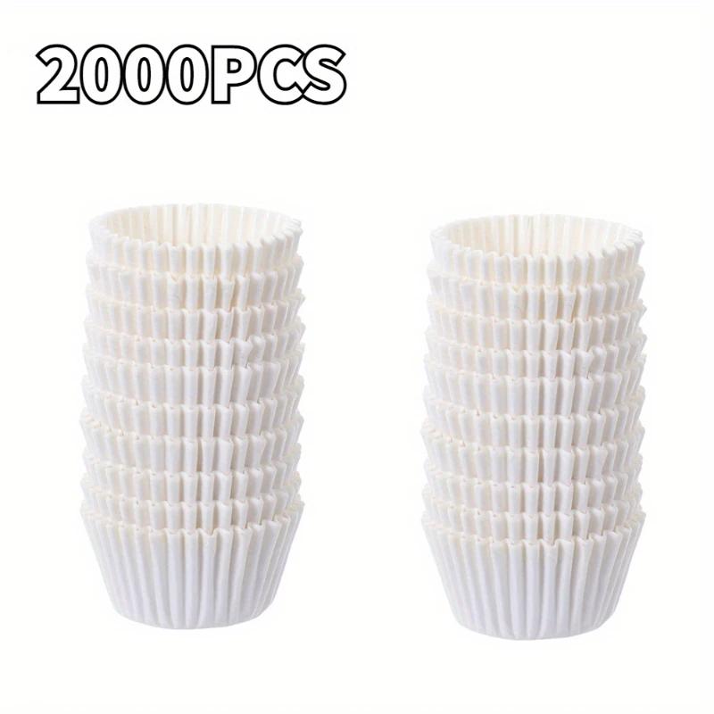 

2000PCS Silicone Mini Muffin Cupcake Moulds Disposable Greaseproof Baking Dessert Cup Cake Decorating Tool Wedding Party
