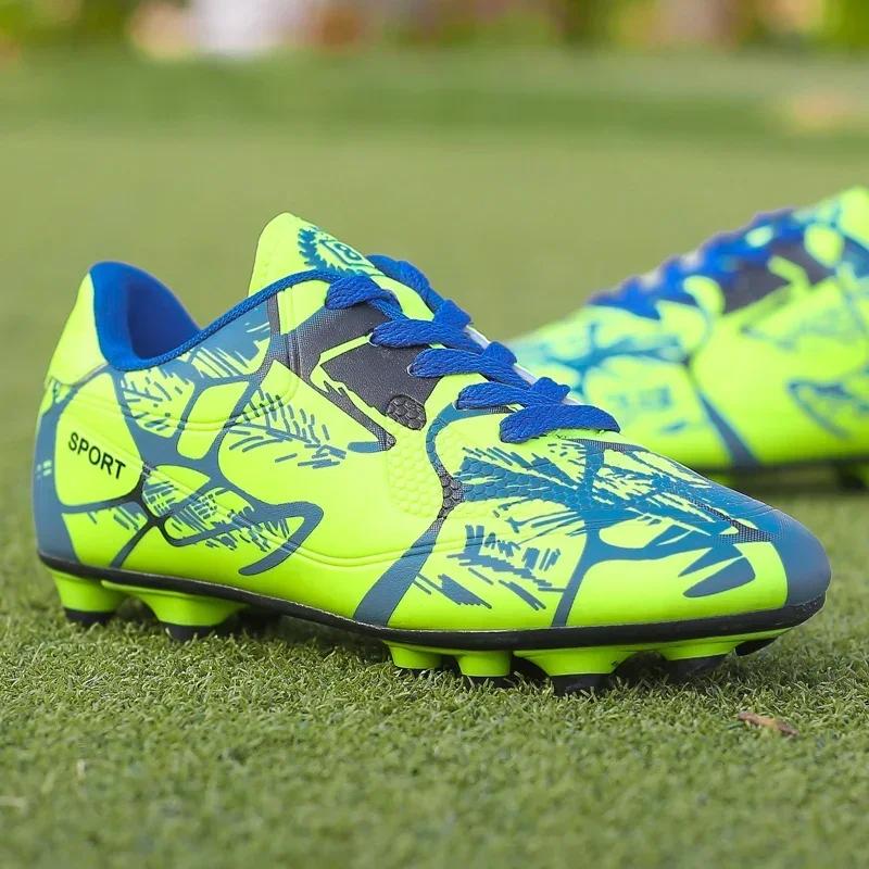 Youth Sports Shoes Student Children's Non-slip Soccer Shoes Artificial Grass Ag Spikes To Play Football Shoes