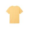 New Nike Air Women's Logo Letter Print Crewneck T-Shirt Yellow DX7919-795