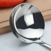 Oală de supă Antiaderență Ergonomică din oțel inoxidabil Măcinat Lustruit Linguriță de supă pentru panificație