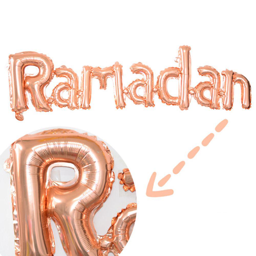 2022 Eid Mubarak Ramadan Kareem Eid Decorations Foil Balloon Moubarak Decor Eid Mubarak Balloons