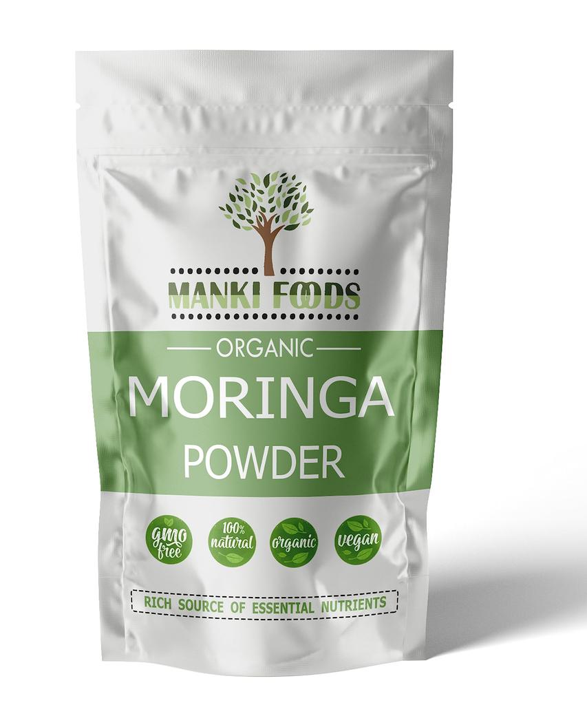 Maanki Organic Moringa Leaf Powder(A Grade Quality),500g