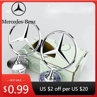 Samolepka na auto Znak Mercedes Benz Hvězda Kapota Auta Přední Chromové Logo pro Mercedes E S Třída w204 w211 w205 W212 w203 w213 acc