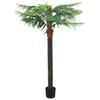 Vidaxl Artificial Date Palm In Pot, 215 Cm, Green
