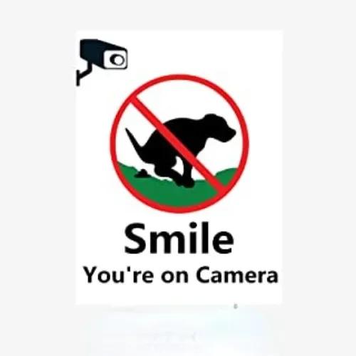 Please Be Respectful Sign  No Dog Pooping or Peeing  Durable Tin Yard Sign for Outdoor Use  Ideal for Home Decor Wall Decor P