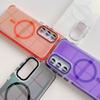 Suitable for Samsung A56 Mobile Phone Case Colorful Hardware Magnetic Absorption A55 A06 Full Inclusive Super Anti-fall