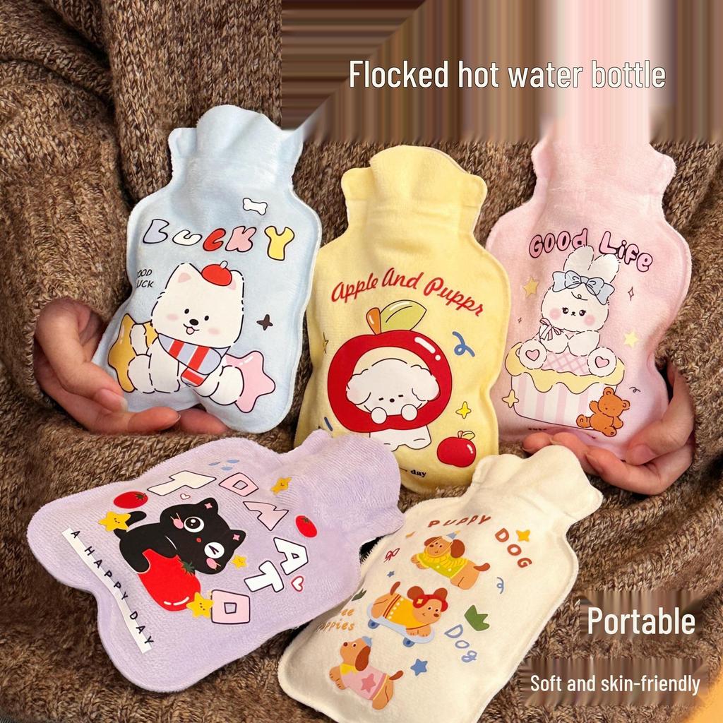 Mini Cute Cartoon Hot Water Bottle - Portable Winter Hand Warmer for Students
