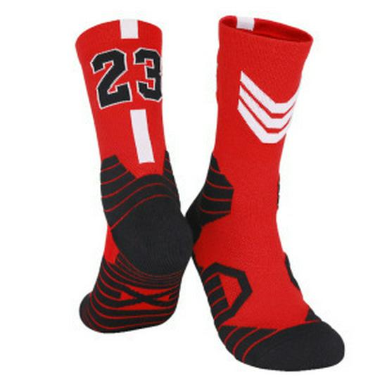 Men's and Children's Non-Slip Basketball Socks, Thickened Mid-Calf with Terry Bottom
