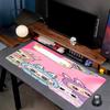 Labubu Print Mouse Pad, Anti‑Slip Desktop keyboard Mat, for PC Laptop Gaming Working Daily Use, Cool Festival Surprise Gift