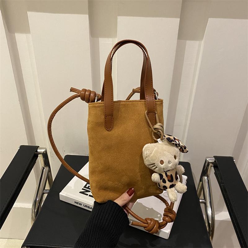 Street Trendy Style Medium Soft Square Bag For Women In Brown And Patterns Leopard