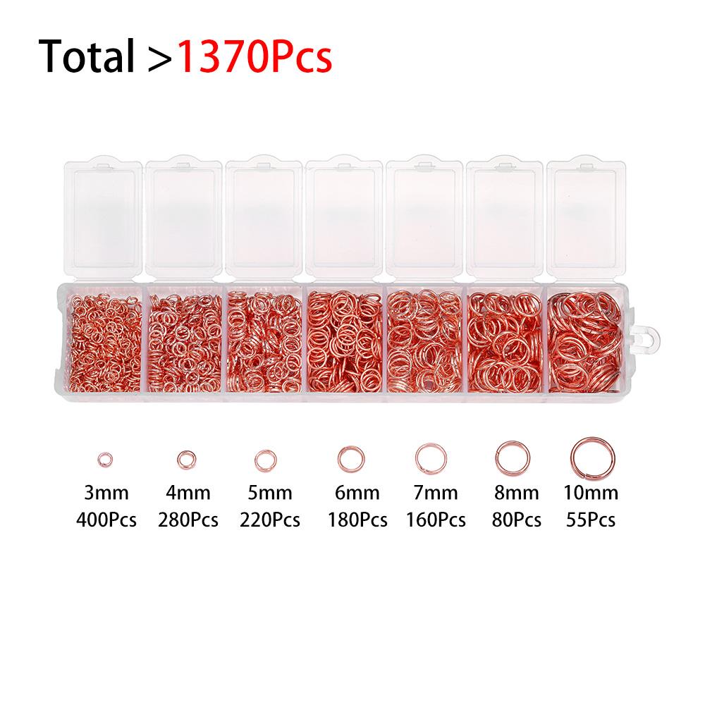 Alloy Accessories Jewelry Findings Set Repair Tools Lobster Clasp Open Jump Rings Earring Hooks for DIY Jewelry Making Supplies