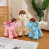 20/25Cm Colorful Camel Plush Toy Standing Desert Cartoon Animal Plushie Blue Cream Pink Plushie Birthday Present