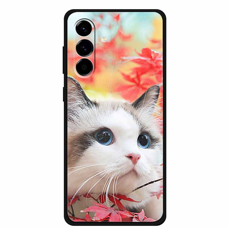 Custodia per Telefono per Samsung Galaxy S26 Custodia Nera in Silicone TPU Cover Posteriori per GalaxyS26 S 26 Custodia SamsungS26 Morbidi Paracolpi Protettivi