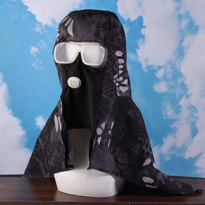 Full Protective Welding Hood Dust Cap Dustproof Windproof Cape Safety Helmet Outdoor Safety Protection Hats Neck Cover