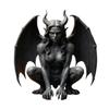 Indoor Table Ornaments Resin Gargoyle Statue, Medieval Gothic Sculpture, Artistic Horror Tabletop Figurines for Living Room Decorative Craft