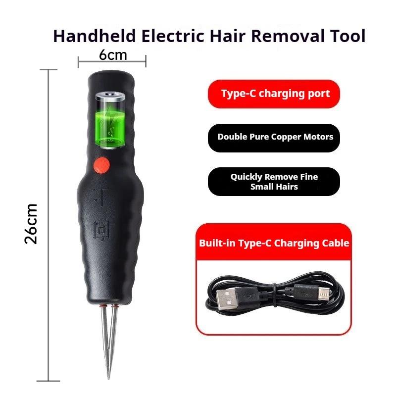 

Household electric chicken, duck, and goose hair removal machine, multifunctional automatic handheld poultry hair removal device чорний