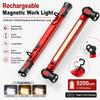 5200mAh Rechargeable Magnetic Work Light 1200LM Rotating Hook Mechanic Lamp for Car Repair Garage Emergency Outdoor Use