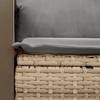 Vidaxl Sofa Ogrodowa Z Poduszkami, 2-Osobowa, Beż, Polirattan