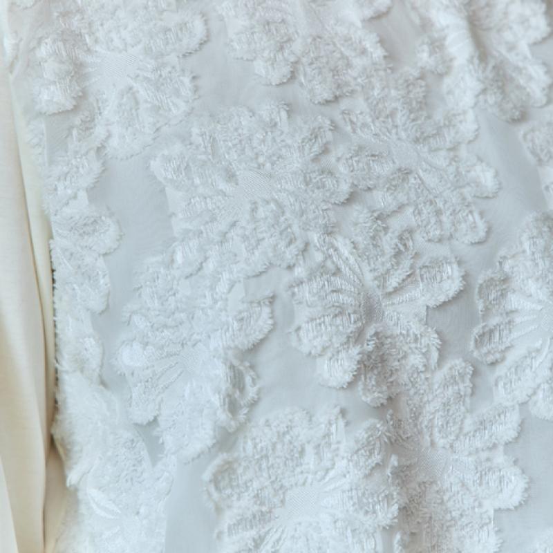 Maxza Fringe Flower Embroidery 7 Sleeve Blouse T shirT ze06qT012na
