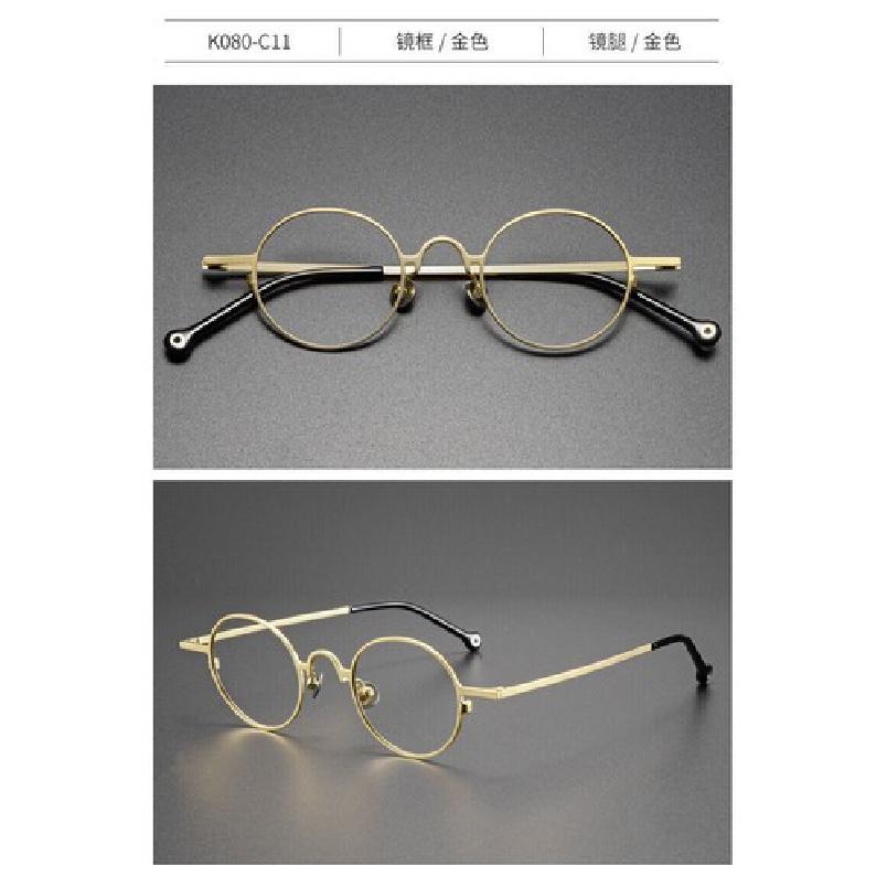 Японский Дизайн Ретро Очки для Чтения Круглые Женские Мужские Читалки Титановые Оправы +100