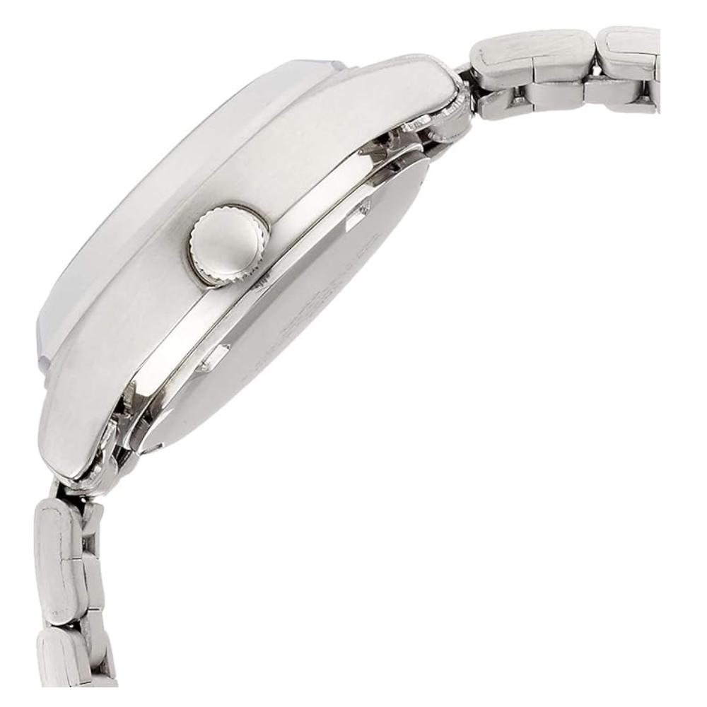 Analog Waterproof Watch with Date and Day Metal White [Citizen Q&Q] Display, Band, W473-204, Women's, Japanese Quality