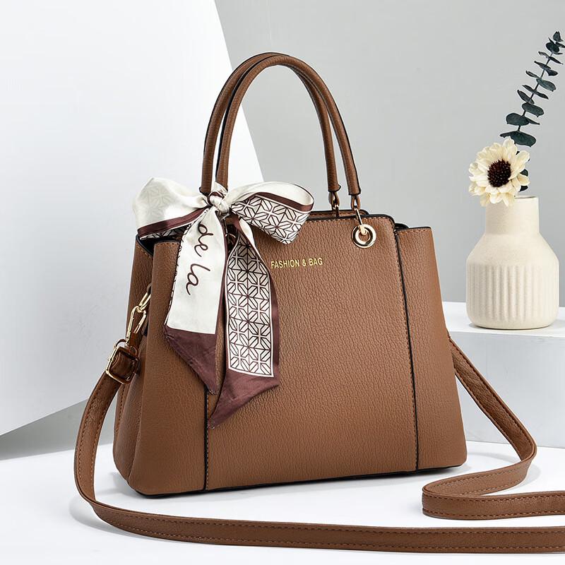 Changbaosen Women s Brown Shoulder Crossbody Bag