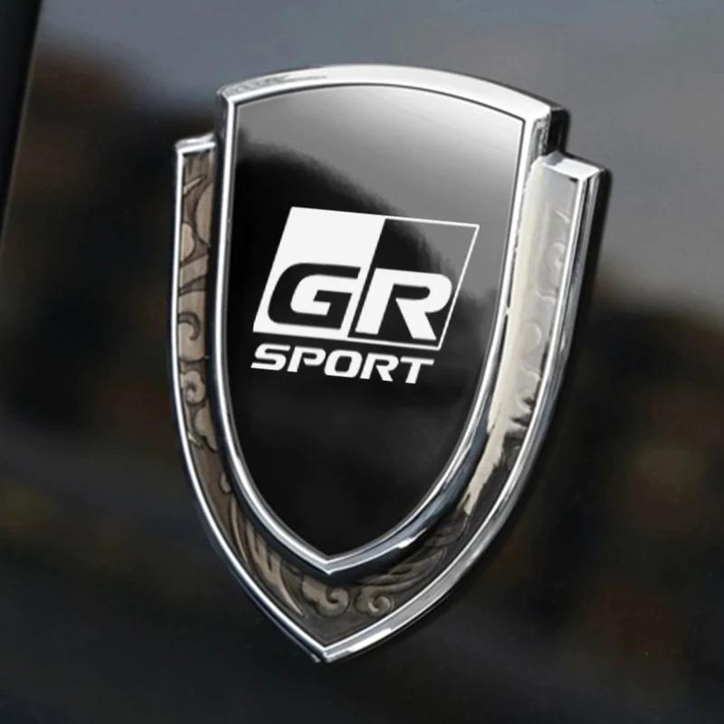 car stickers 3D metal accsesories auto accessory for gr sport Toyota YARiS supra Corolla Prius Harrier Camry Tacoma Venza rav4