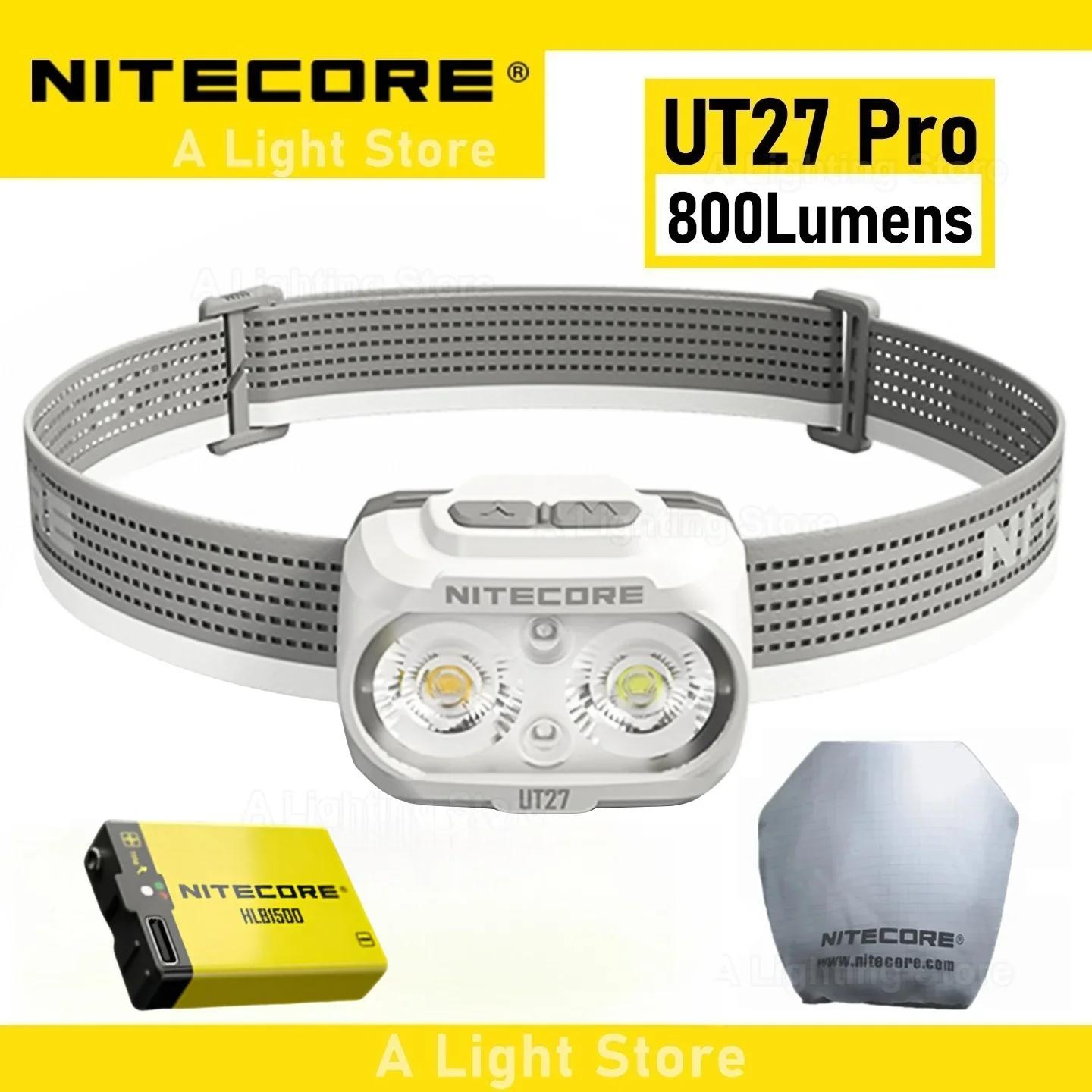 NITECORE UT27 priekšējā lampa 800 lūmeni