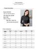 Women's Professional Black Shirt - New Spring/Summer Korean Style Workwear In Gray and Navy, Large Size Formal Tops