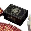Magnetic Lid Tarot Card Box, Portable Lightweight Storage Organizer Low-key Elegant Playing Cards Jewelry Keepsakes Storage Box