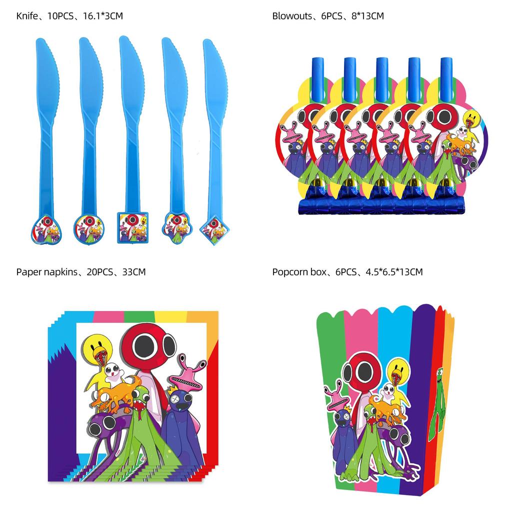 Roblox Rainbow Friends Party Supplies For An Unforgettable Birthday Celebration