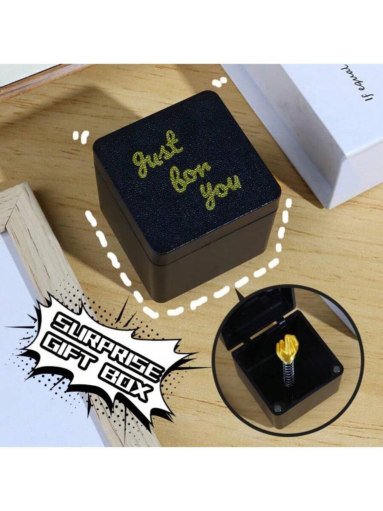 3D Printed Middle Finger Surprise Gift Box, Perfect Prank Gift, Novel Prank Middle Finger Statue Christmas Novel Funny Gift