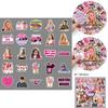 Cute 50pcs Mean Girls Decorative Waterproof Stickers For Skateboards Phone Cases