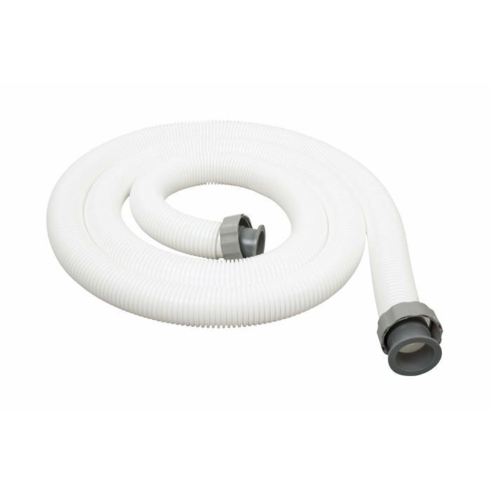 Tuyau - AIMOONSA - D 38 L 3,0 m - PVC - Blanc - Embout fileté 38 mm