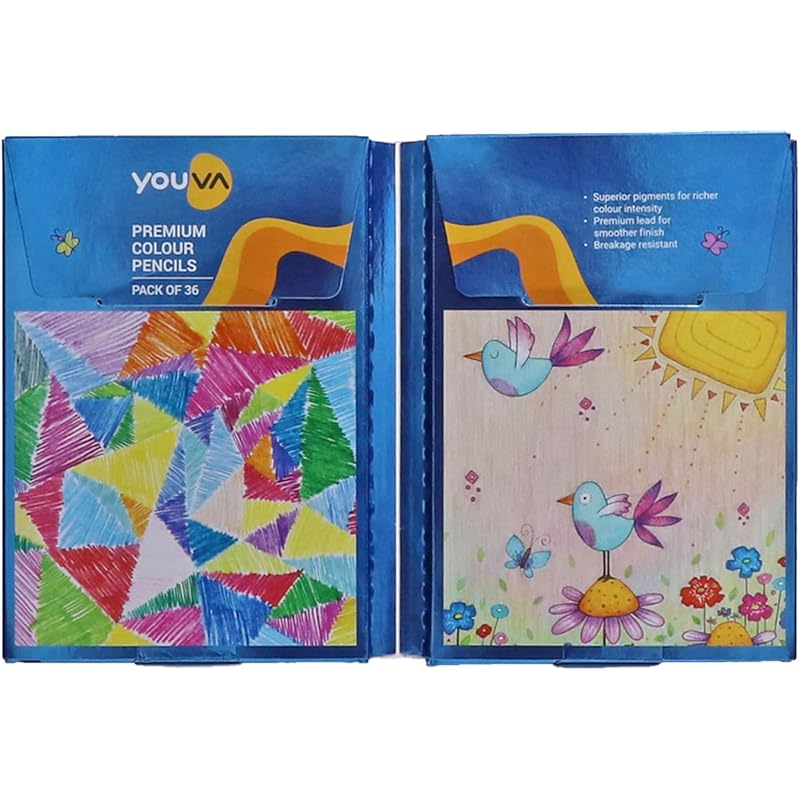 

Navneet Youva Premium Colour Pencils (Pack Of 36), Multicolor 1 count (Pack of 1)