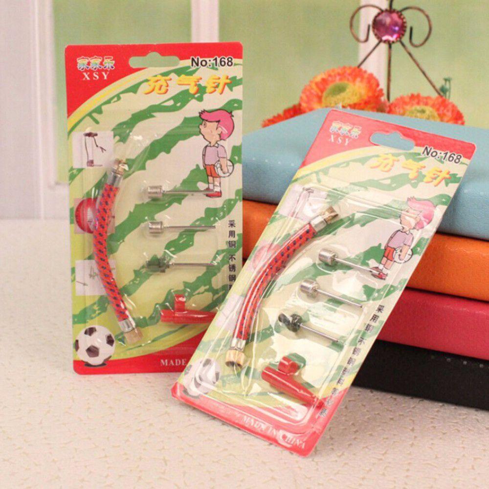 Accessories Cycling Bike Tire Tube Basketball Football Inflating Needle Kits Pump Hose Adapter