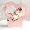 Top Quality  Flower Box Love Portable For Women Creative Gift Decoration Packing Paper Box Waterproof Paper Heart-shaped Hollow