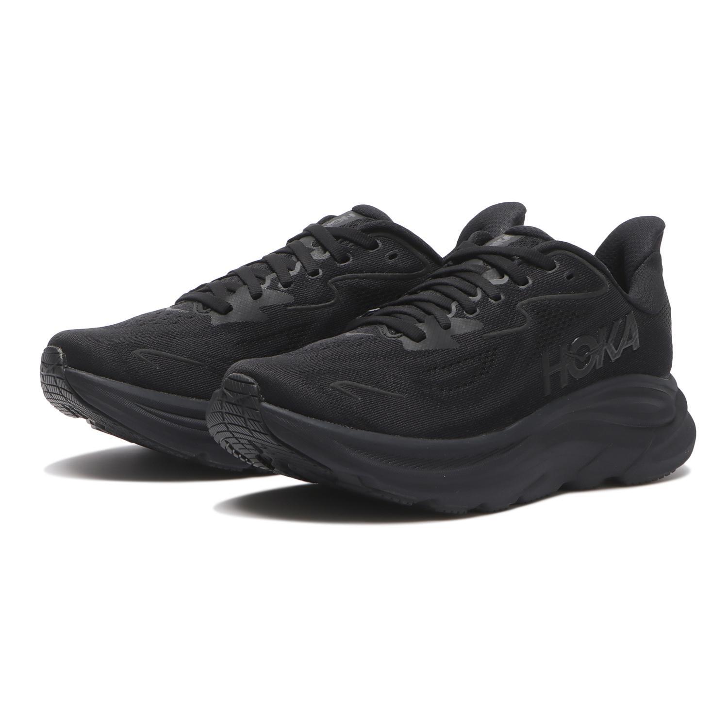 1162030-BWHT Hoka Clifton 10 Черный Черный (Мужской) 10.5