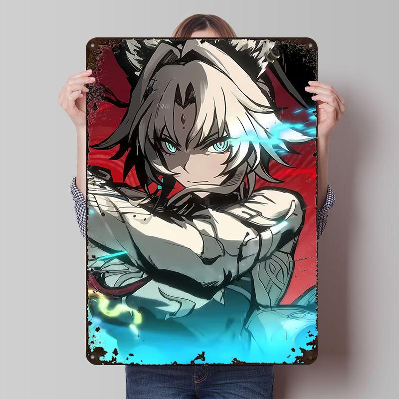Honkai Star Rail Feixiao Tinplate Poster Customized Wall Art Vintage Metal Signs Retro Tin Plaque for Room Accessories House