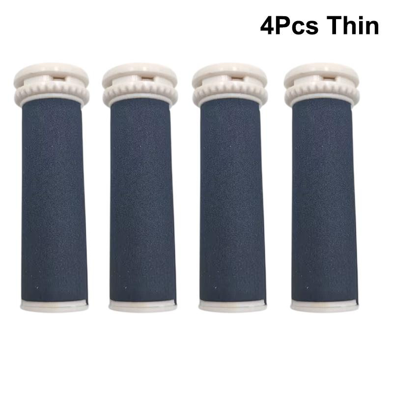 4Pcs Pedicure Replacement Head Rollers Wear Resistant Grinding Heads for Electric Foot File Home Foot Care Use 4Pcs Thin