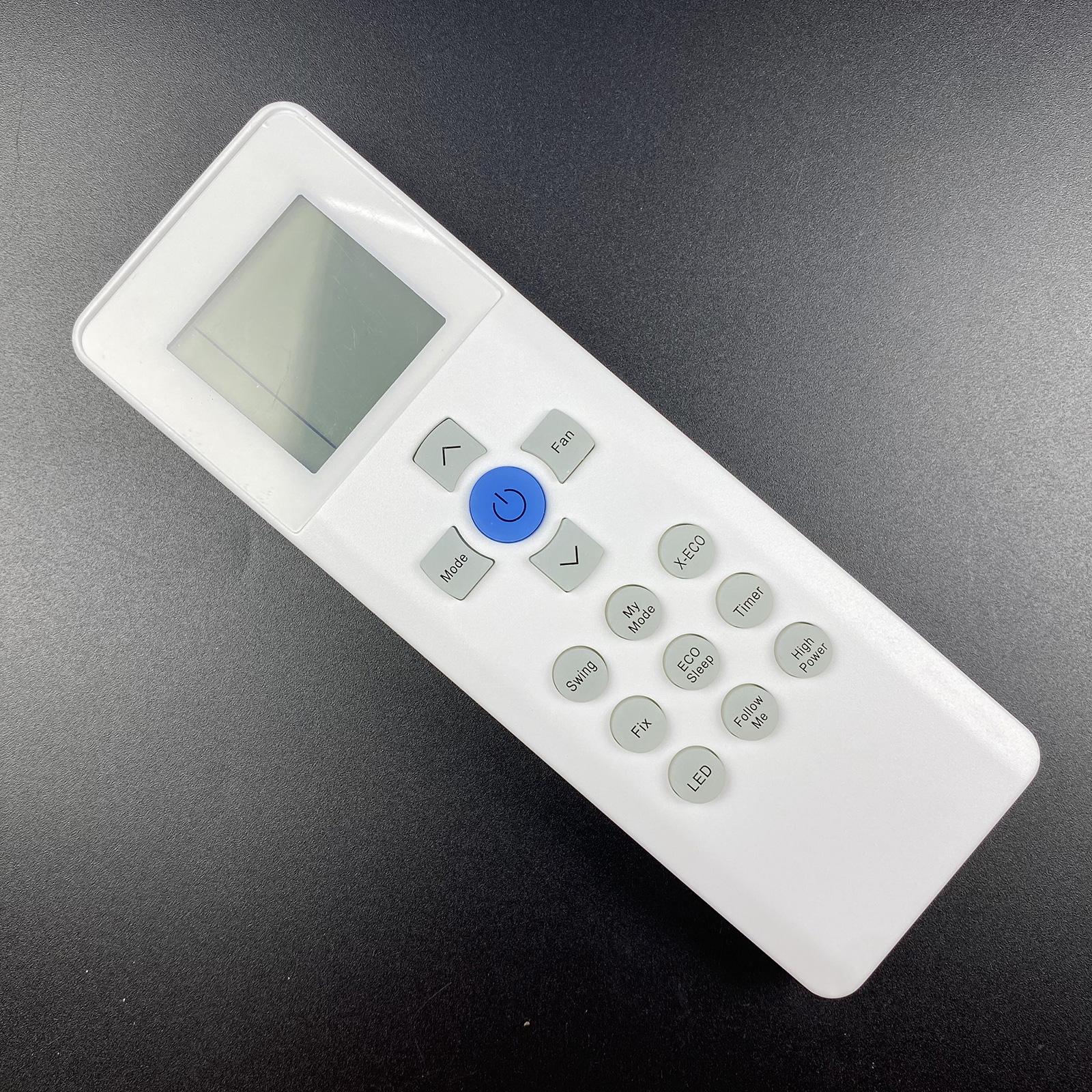 

ABS Construction Remote Control with Backlit Keypad for RG67G(2S) BGEF Air Conditioner Nighttime Entertainment Control 1
