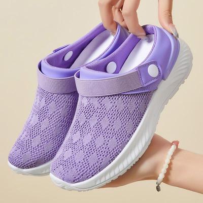 Women's Summer Breathable Slip-On Slippers with Soft Soles